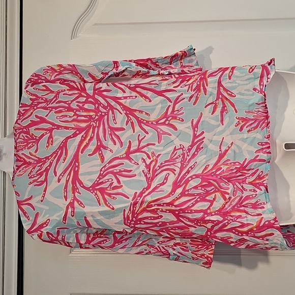 Lilly Pulitzer Breakwater Underwater Escape Luci Tunic Size XS MSRP $108 EUC - Picture 4 of 9